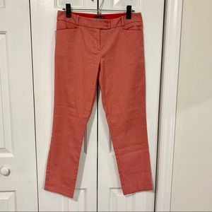 The Limited Low Rise Coral and Tan Capri Pants, women’s size 2 regular